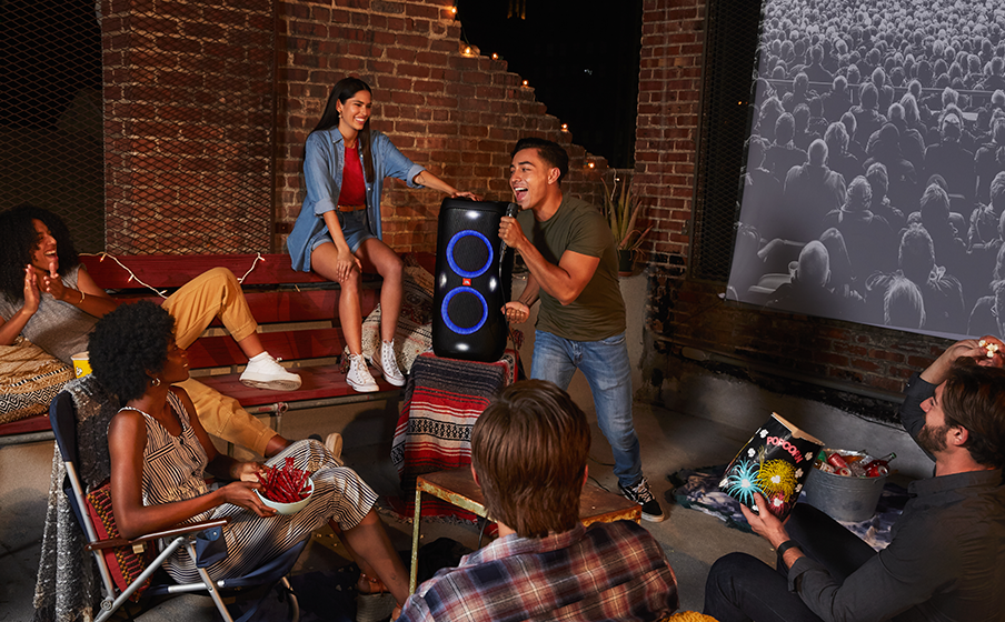 JBL Partybox 310 Lys opp natten - Image