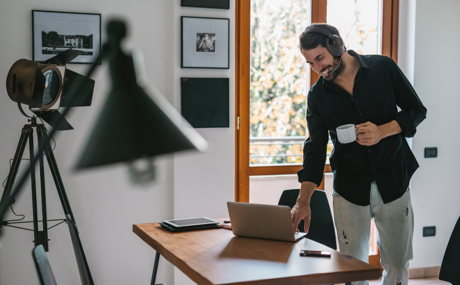 JBL Free WFH Wireless Avtakbar, stemmefokusert, støydempende mikrofon - Image