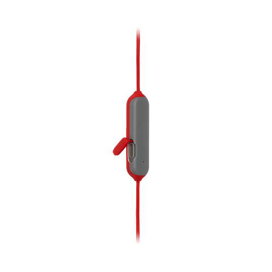 JBL Endurance RUNBT - Red - Sweatproof Wireless In-Ear Sport Headphones - Detailshot 2 image number null