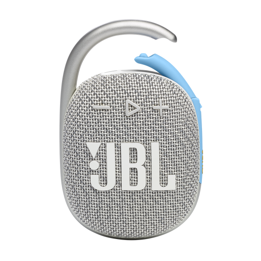 JBL Clip 4 Eco - White - Ultra-portable Waterproof Speaker - Front image number null