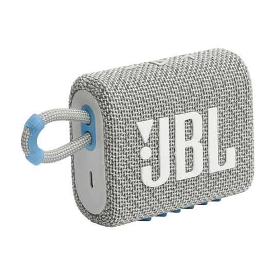 JBL Go 3 Eco - White - Ultra-portable Waterproof Speaker - Hero image number null