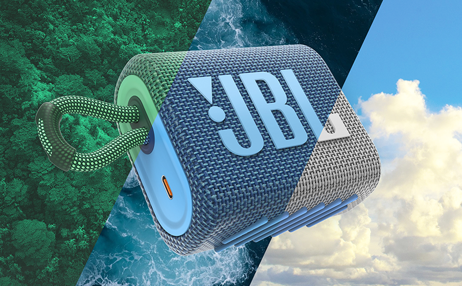 JBL Go 3 Eco Miljøvennlige resirkulerte materialer og emballasje - Image
