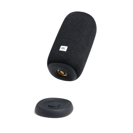 JBL Link Portable - Black - Portable Wi-Fi Speaker - Detailshot 1 image number null