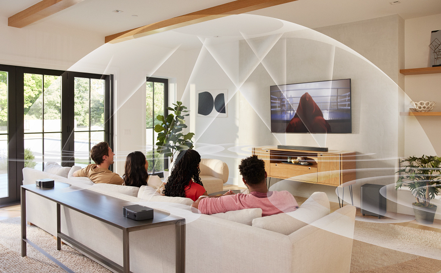 BAR 1000 Ekte Dolby Atmos®, DTS:X og MultiBeam™ Surround Sound - Image