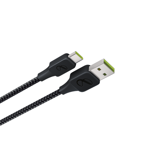 InstantConnect USB-A to USB-C - Black - Charging cable for USB-C device - Detailshot 2 image number null