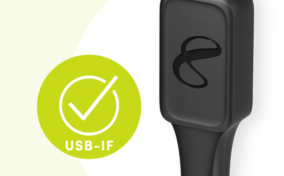 InstantConnect USB-C to USB-C USB-IF-sertifisert - Image