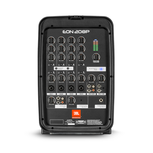 JBL EON208P - Black - Portable 8 in. 2-Way PA with Powered 8-Channel Mixer and Bluetooth® - Detailshot 1 image number null