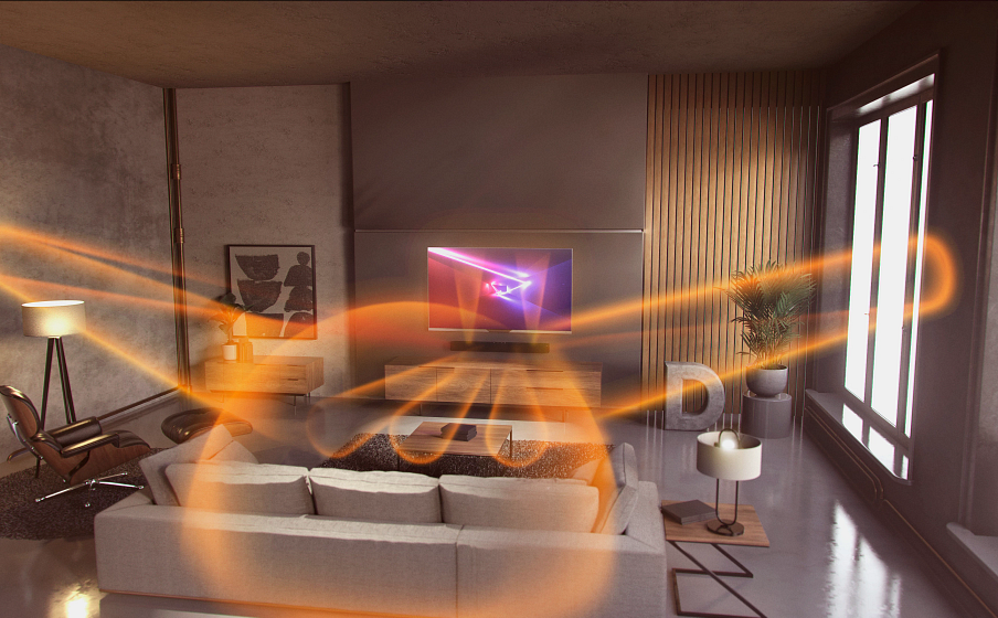 Bar 5.0 MultiBeam Dolby Atmos® og MultiBeam™-surroundlyd - Image