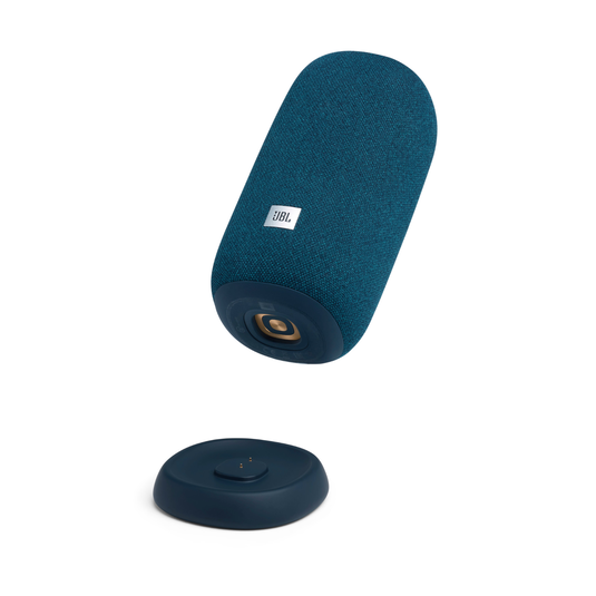 JBL Link Portable - Blue - Portable Wi-Fi Speaker - Detailshot 1 image number null