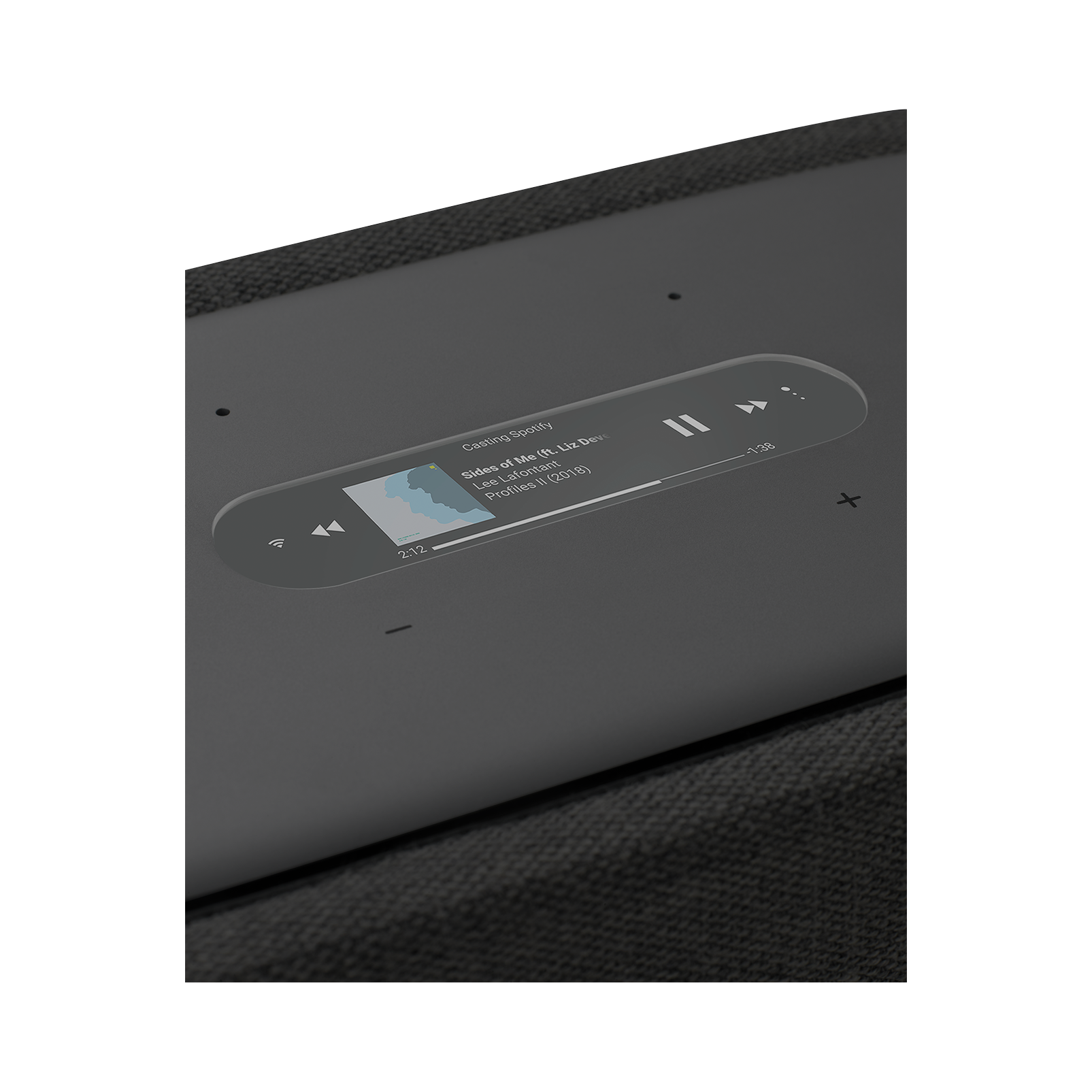 Harman Kardon Citation 300 - Black - The medium-size smart home speaker with award winning design - Detailshot 1